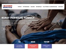 Tablet Screenshot of medical-service.pl